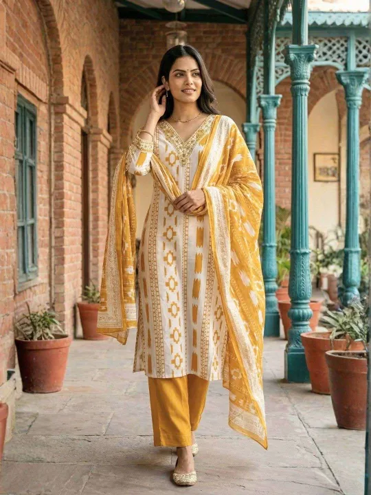 Premium%20Regal%20Prism%20Cotton%20Suit%20%E2%80%93%20Red%20&%20Mustard%20(3%20PC)%20By%20Noor%20Fashion%20Nepal%20-%20Image%206