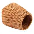 2X Rattan Chopsticks Tube Shovel Spoons Bucket Dinner Knives Forks Tableware Home Storage Baskets Organizer C. 