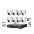 Dahua 8 Channel XVR 2MP Ahd Indoor And Outdoor CC TV Camera Package With Mobile Viewing. 