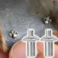 Multi-size Aluminum Alloy Hammer Drive Expansion Rivets Cabinet Self Tapping Screw Fasteners. 
