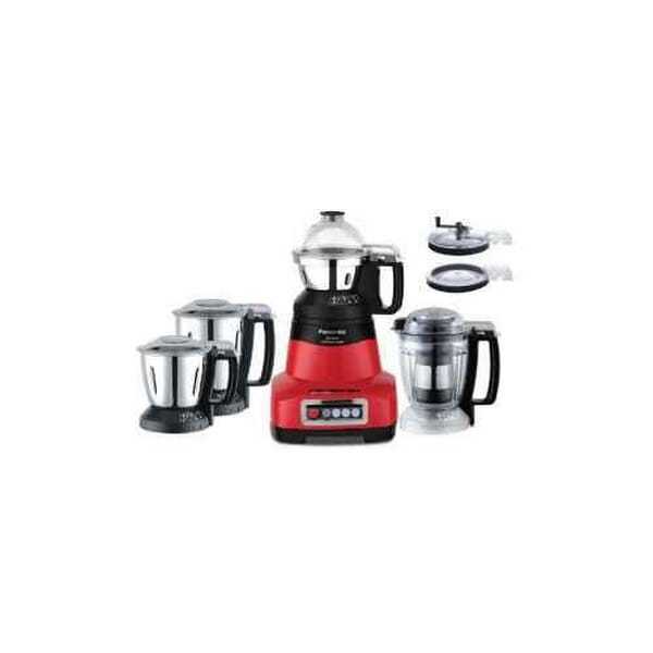 Panasonic MX-AE 475 Red 750 watts Mixer grinder 750 Juicer Mixer Grinder (4 Jars, Red)