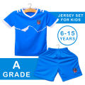 Nepal Football Blue Grade A Jersey Set For Kids | 6-15 years | A Grade. 