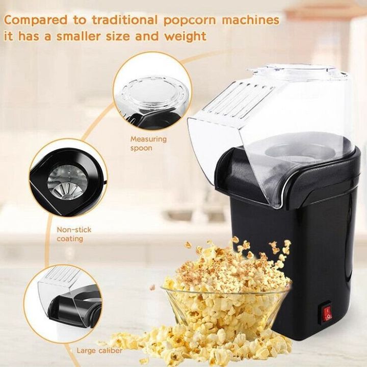 Mini Pop Corn Maker Machine-Black