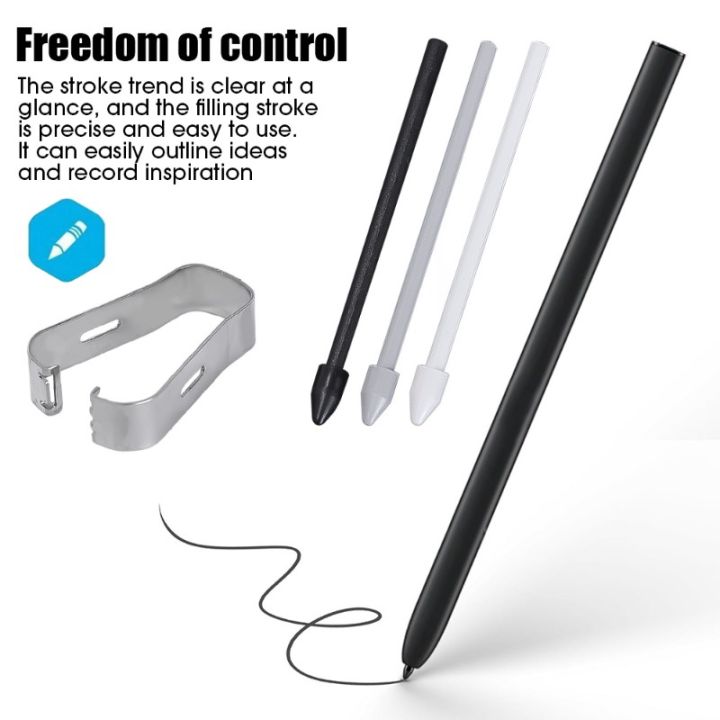 6Pcs/Set%20Plastic%20Colorful%20Exquisite%20Tablet%20Pen%20Nib%20For%20Samsung%20Galaxy%20Tab%20S8%20S7%20S6%20Note%2020%20Wear-resistent%20Replacement%20Stylus%20Tip%20With%20Clip%20-%20Image%206