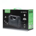 GDLITE GD-8017 Portable Solar Lighting System Kit - Emergency Light with 5V USB Output & Solar Charging, Includes 3 Bulbs. 