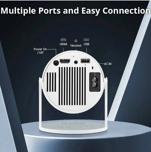 Projector%204K%20Android%2011%20HY300%20Pro%20Wifi6%20260ANSI%20Allwinner%20H713%20BT5.0%201080P%201280*720P%20Cinema%20Outdoor%20portable%20Projetor%20-%20Image%205