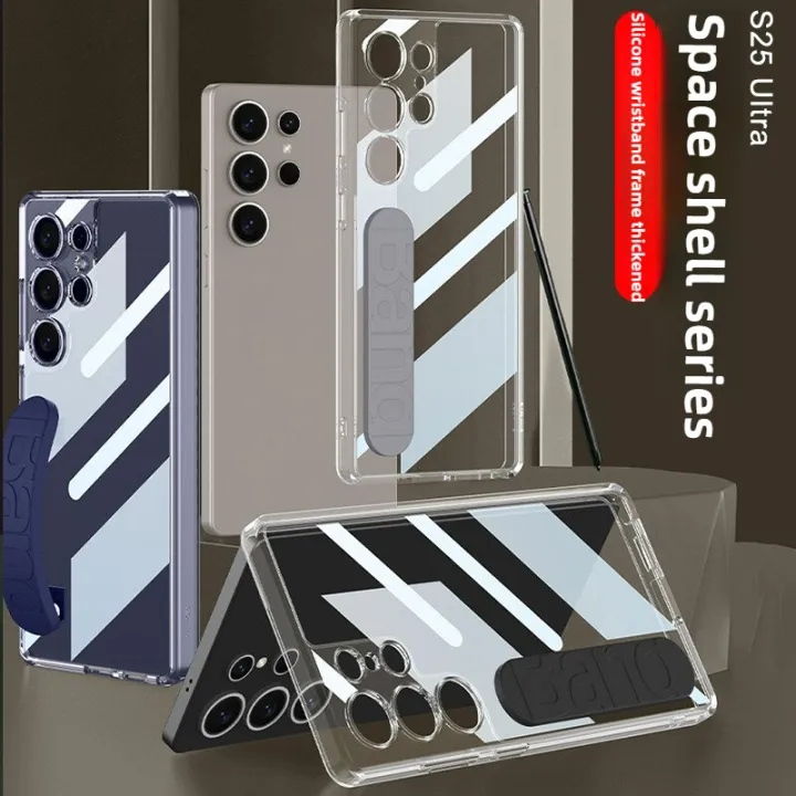 HODON%20Transparent%20With%20Wristband%20Phone%20Case%20for%20Samsung%20Galaxy%20S25%20Ultra%20S25%20Plus%20Cases%20Clear%20Silicone%20Shockproof%20Protective%20Hard%20Back%20Cover%20-%20Image%208