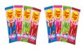 Chupa Chups Gum Filled Lollipop – All 4 Flavors - Cola, Sour Green Apple, Strawberry, Cherry – 8 Pcs. 