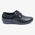 Black Leather Design Shoes Lace School Shoes For Girls - Fashion | Shoes For Girls | School Shoes | Leather Shoes |. 
