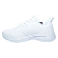 White TBL Fiber Material Sports Shoes For Men. 