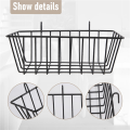 CGearuppt 4PCS Shelf for Design Metal Wall Grille, Shelf Design Grid Photo Wall for Lattice Photo Wall Wire Basket. 