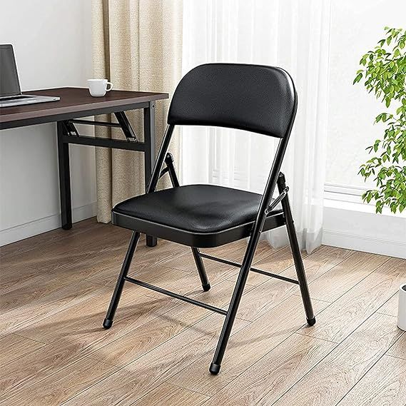 Metal Folding Chair With Padded Seats Portable Folding Chair Office