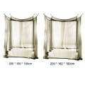 200cm Outdoor Camping Mosquito Net Huge Hammock Bug Tarp Breathable Mesh Tent Insect Canopy Netting Bed Curtain. 