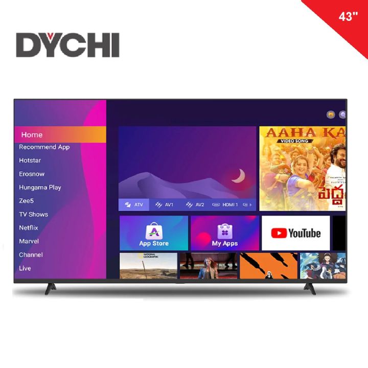 Dychi%20Led%20Tv%2043%20FULL%20HD%20Android%2014.00%20Cloud%20Smart%20Frameless%20with%20Free%20Wall%20Mount%20-%20Image%202