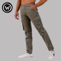 Wraon Army Green Solid Premium Cotton Regular Fit Cargo Box Pant For Men - Fashion | Pants For Men | Men's Wear | Box Pants |. 