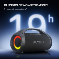 Ultima Soundbox S50 50W Bluetooth Speaker with Ultima Supreme Sound | 51W Output | 7Hours Playtime | 70MM Driver Size | Surround Sound | Dynamic RGB LED Lights | TWS Mode | IPX5 Rated speaker. 