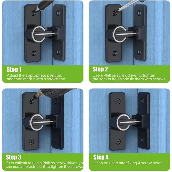 NAMUNY%20Barn%20Door%20Lock%20Hardware,%2090%20Degree%20Heavy%20Duty%20Gate%20Latches%20Flip%20Latch%20Safety%20Door%20Bolt%20Latch%20Lock%202%20Pack%20-%20Image%208