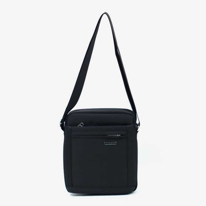 Black Polyester New Korean Mini Side Bag For Men