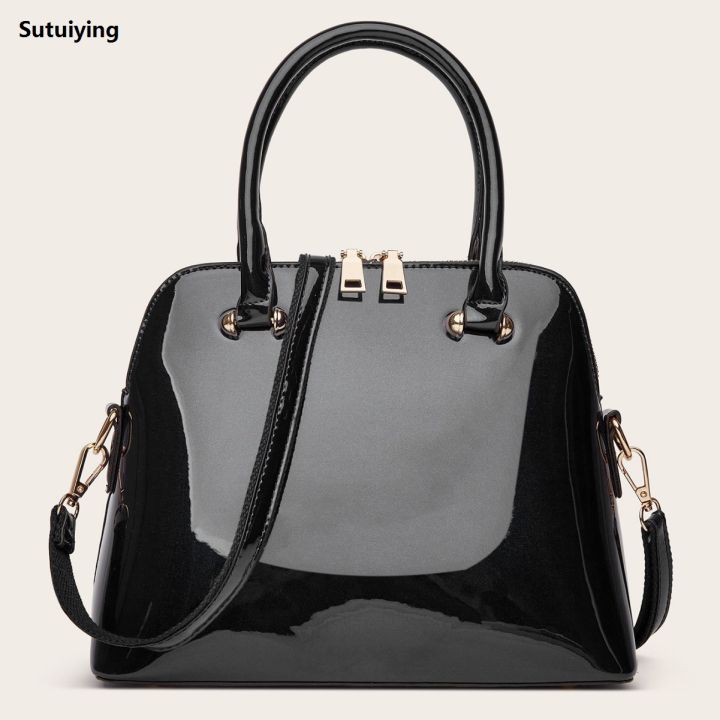 Sutuiying%202025%20New%20Patent%20Leather%20Women%20Bag%20Handbag%20Fashion%20Shoulder%20Luxury%20Bag%20Crossbody%20High%20Quality%20Daily%20Commuter%20Bag%20women%20-%20Image%204
