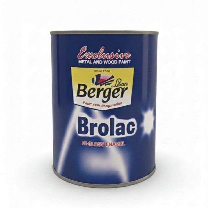 Berger Brolac Hi-Gloss Enamel For Wood and Metal ( Black ) | Daraz.com.np