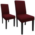 Set Of 6 Chair Cover Stretchable Washable Elastic Dining Chair Covers. 