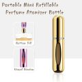 5ml Mini Portable Aluminum Atomizer Perfume Refill Spray Bottle | Fashion Refillable Perfume Atomizer. 