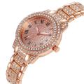 Luxury Rhinestone Ladies Watch Gypsophila Quartz Watches Alloy Strap Crystal Watch Digtal Clock Wrist Watches. 