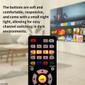 Libei SHOPProfesional Universal Replcement Remote Control RC-G008 With Backlight For Multiple Television Models Universal Infrared TV. 