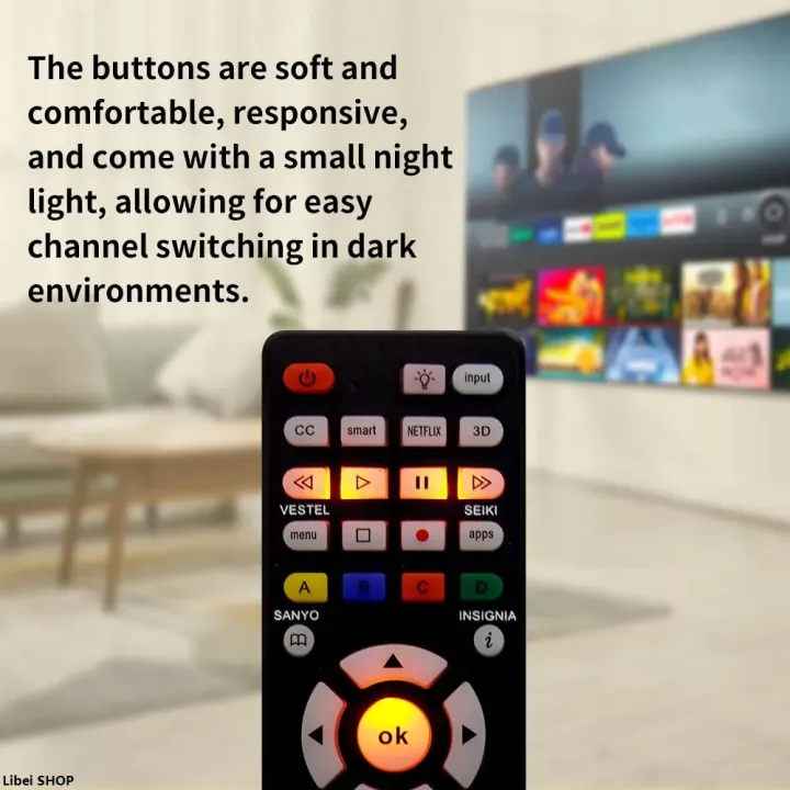 Libei%20SHOPProfesional%20Universal%20Replcement%20Remote%20Control%20RC-G008%20With%20Backlight%20For%20Multiple%20Television%20Models%20Universal%20Infrared%20TV%20-%20Image%202