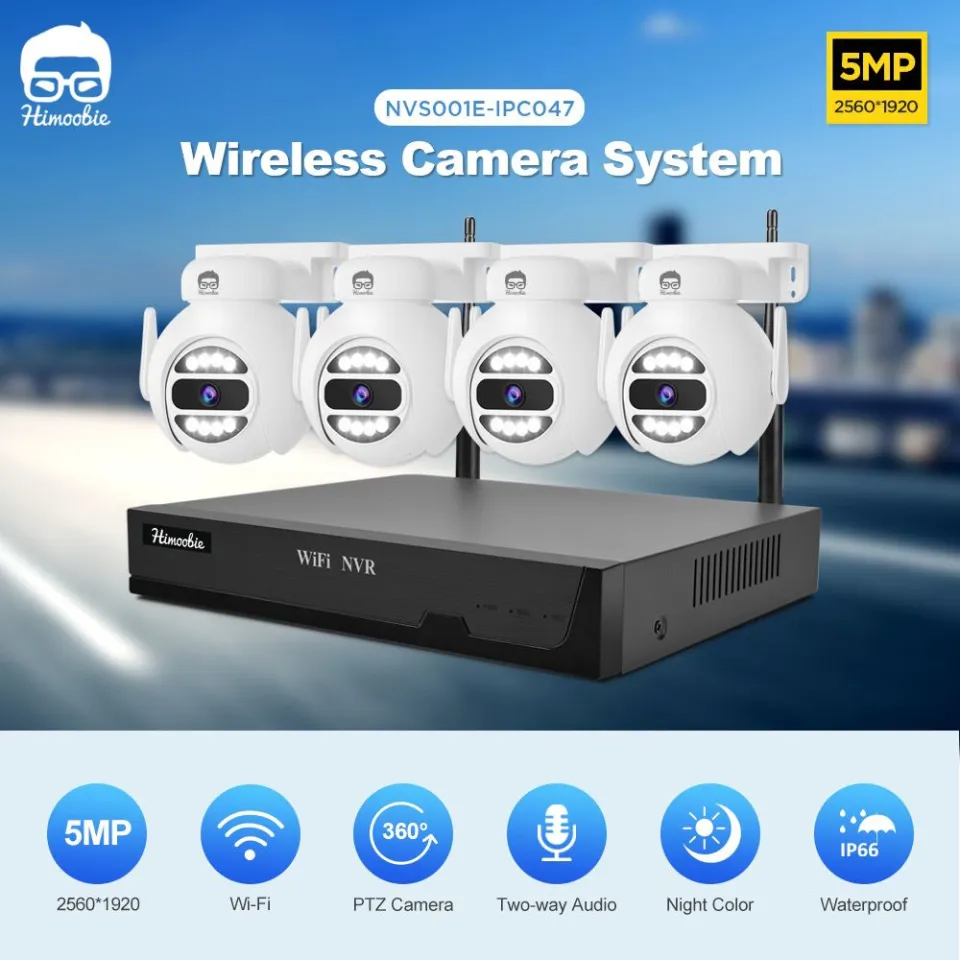 Himoobie NVS001E-IPC047 Ultra HD Channel WiFi with 5MP PTZ