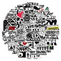 Artsy Home 25/50 pcs Funny JDM Stickers for Laptops and Skateboards Cellphone Guitar. 