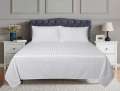 Queen Size Bedsheet With Two Pillow Covers (Colours Available). 