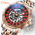 Dulunwe brand new fashionable business waterproof automatic mechanical men's watch. 