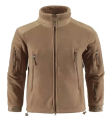 Men's Warm Winter Special Softshell Hiking Fleece Tactical Jacket. 