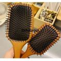Difutagui Comb hair loss, high-grade curly hair, women's scalp combing, massage, Affordable wooden airbag care, household anti-static large board makeup. 
