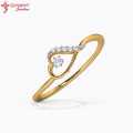 Ganapati Jewellers Heart Shaped Diamond Ring For Women. 