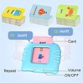 Baby Cards Early Education Device Smart Flash Card Speaker Toys Child Voice Learning Card Machine For Kids. 
