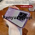 Renyuan Poko F6pro M6pro X6pro Luxury Glitter Case For Xiaomi Mi Poco X6 【2025 Version】 M6 F6 Pro 5g 4g Gradient Soft Silicone Plating Women Back Cover. 