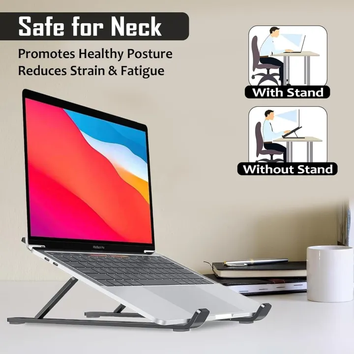 BONTEC%20Laptop%20Stand,%20Aluminium%20Multi-Angle%20Adjustable%20Laptop%20Stand,%207-Level%20Laptop%20Stand%20Compatible%20with%20All%20Laptops%20(Under%2017.3%20Inches),%20Tablet,%20MacBook,%20Dell,%20HP,%20Huawei,%20Phones%20up%20to%2020%20kg%20-%20Image%207