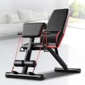 Adjustable Workout Bench With Fitness Rope- Black | Fast Adjustment Multipurpose Workout Bench For Home Gym. 
