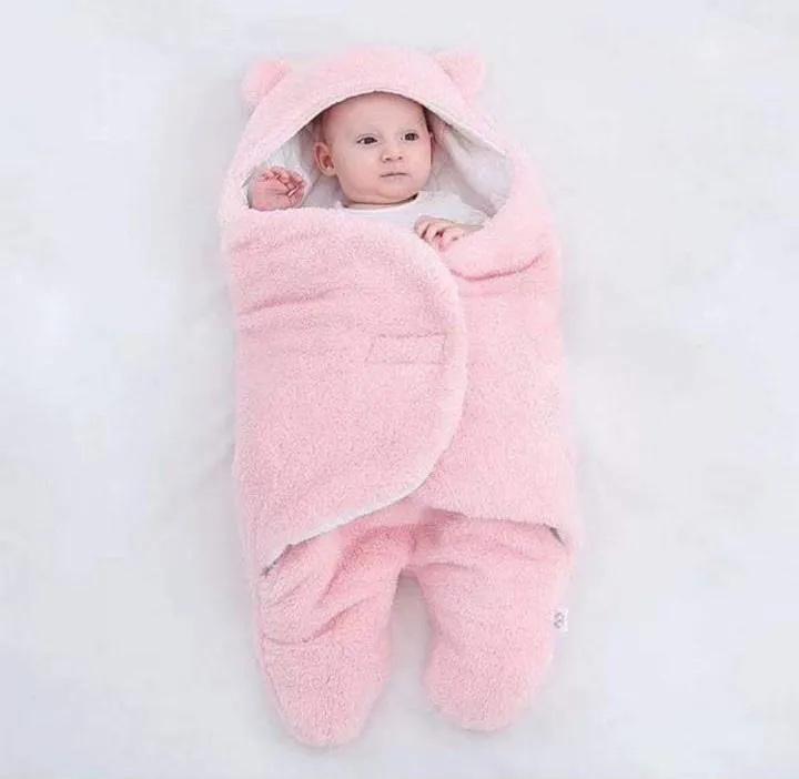 Newborn%20Baby%20Hooded%20Blanket%20Sleeping%20Bag%20Sack%20Swaddle%20Infant%20Winter%20Warm%20Fleece%20Receiving%20Blanket%20with%20Legs%20Knit%20Stroller%20%20Wrap%20(%200-8%20)%20Month%20-%20Image%204