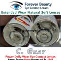 Linman Xujiguanghui Luminous Gray Circle Gray Eyesight Extended Power Contact Lenses Cosmetic Colored Eye Contact Luxury Lenses Forever Beauty / Disposable Lenses / Lense, Eye Lense / Color Lense / Eye Lenses For Girls Women Men. 