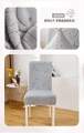 Set Of 6 Chair Cover Stretchable Washable Elastic Dining Chair Covers. 