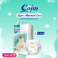 Cojin Premium Baby Diapers Large - Pack of 44 ( 9-14 kg) Set of 2. 