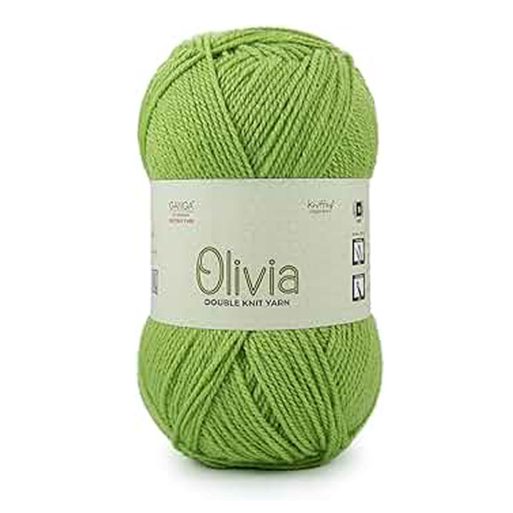 Light Green Ganga Oliva Knitting Yarn 100 Grams