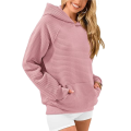 Women Hoodies Oversized Fleece Pink S. 