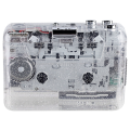 1 Set Cassette Player Full Transparent Shell Player Full Transparent Shell Cassette to MP3 Format Tape Player for Music. 