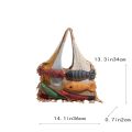 New Little Fish Shoulder Bag Handmade Large Capacity Versatile Tote Bag Summer Cotton Cute Relaxed Knitted Bag Casual Outing. 
