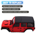 ARELENE Body Car Shell -Body Shell Mini Z Mini-Z for 1/24 Axial SCX24 RC Car Body DIY Upgrade Parts Red. 