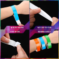 4800Pcs Waterproof Hand Bands Neon Wrist Bands for Events Concert Wristbands Adhesive Wristbands for. 